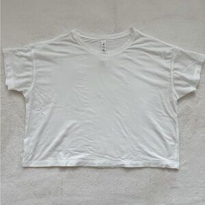 Lululemon Cropped White Tee